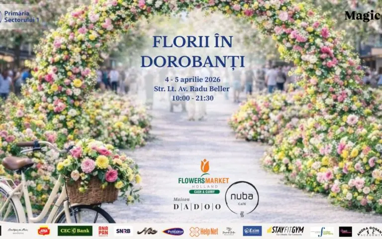 Weekend de Florii în Dorobanți: piața se redeschide, iar Radu Beller devine pietonală