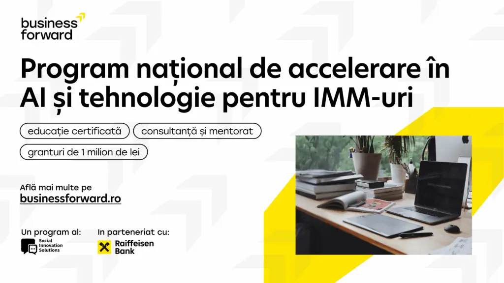 Business Forward: granturi de 1 milion lei pentru antreprenoare - Corp sănătos