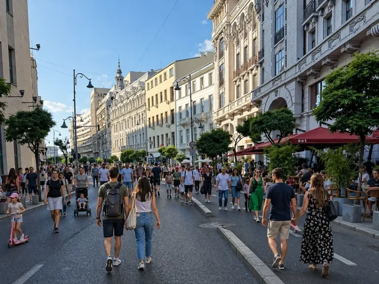 Calea Victoriei devine pietonală în fiecare weekend
