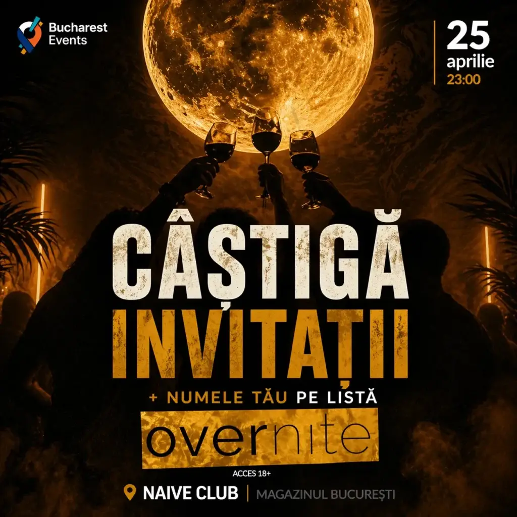 Câștigă invitații duble la Overnite: LUNA @NAIVE - Timp liber