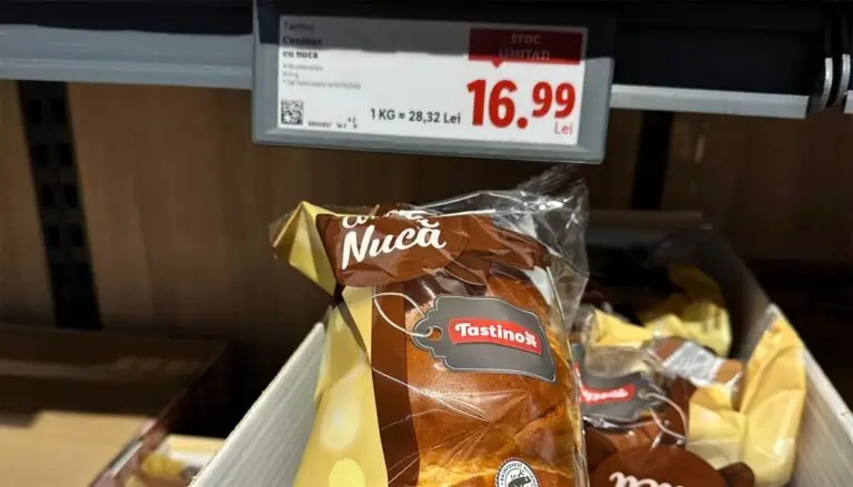 Ce conțin cozonacii de la Lidl la 16,99 lei?