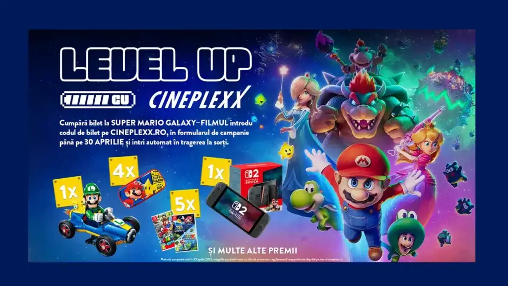 Level up cu Cineplexx la Super Mario Galaxia: Filmul! - Timp liber