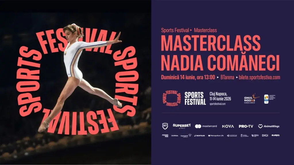 Nadia Comăneci vine la Cluj: masterclass inspirațional - Corp sănătos