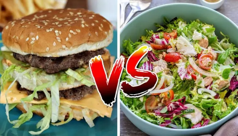 Salată cu ton vs. Big Mac: care îngrașă mai mult?