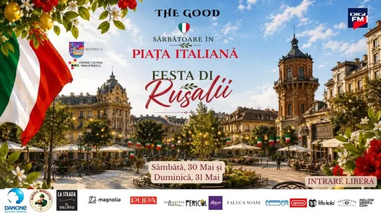 Un colț de București cu aer italian: Piața Italiană se redeschide cu două zile de gust, muzică și timp frumos împreună
