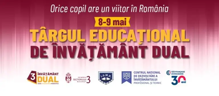 Orice copil are un drum al lui. Sectorul 3 deschide Târgul Educațional de Învățământ Dual