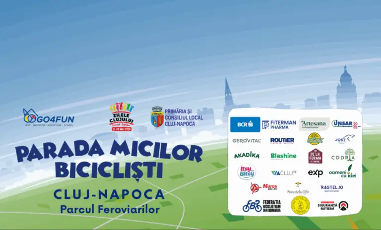 Parada micilor bicicliști Cluj 2026: sport și distracție