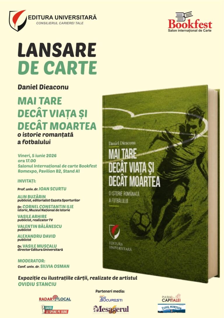 O lansare de carte care îi va bucura pe cei care iubesc fotbalul și poveștile lui mai puțin obișnuite