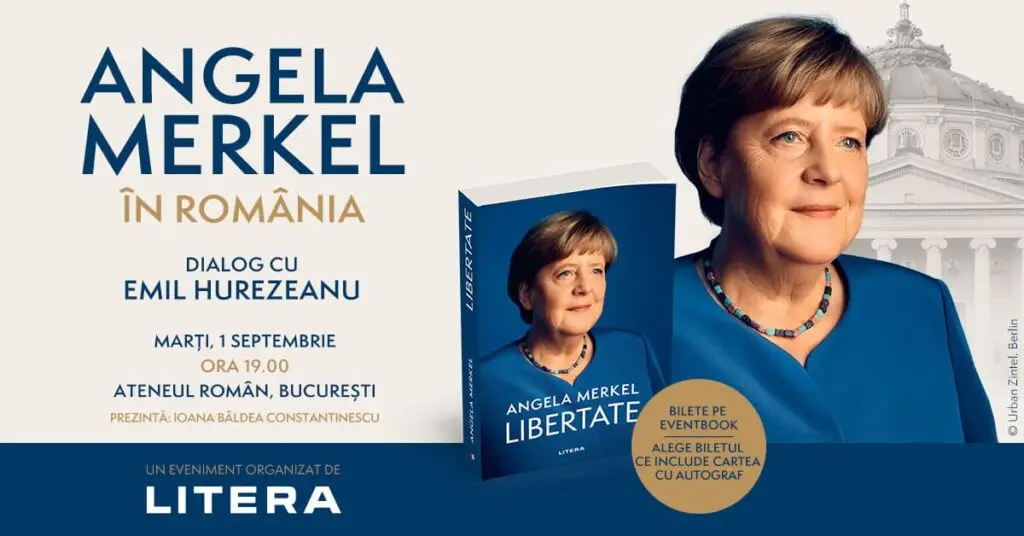 Angela Merkel vine la București — o seară despre libertate, curaj și istorie trăită