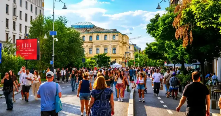 Calea Victoriei devine promenadă în primul weekend din august