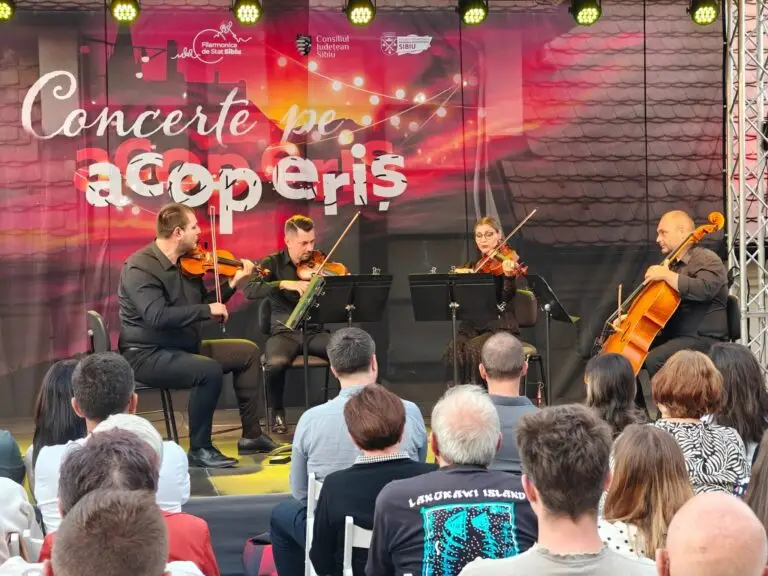 Concerte pe acoperiș 2026: muzică cu priveliște la Sibiu