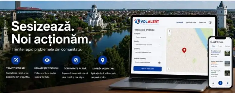 O fotografie poate schimba strada pe care locuiești. VOLALERT îi aduce pe cetățeni mai aproape de administrație