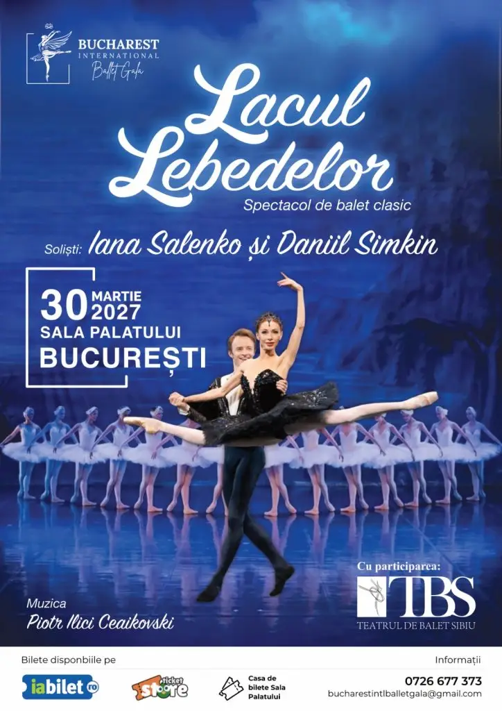 „Lacul Lebedelor” la Sala Palatului, cu Salenko și Simkin - Corp sănătos