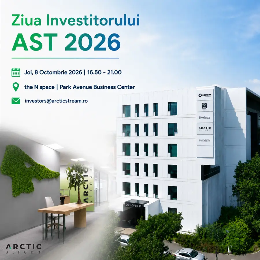 Arctic Stream organizează „Ziua Investitorului AST 2026” pe 8 octombrie, la București și online
