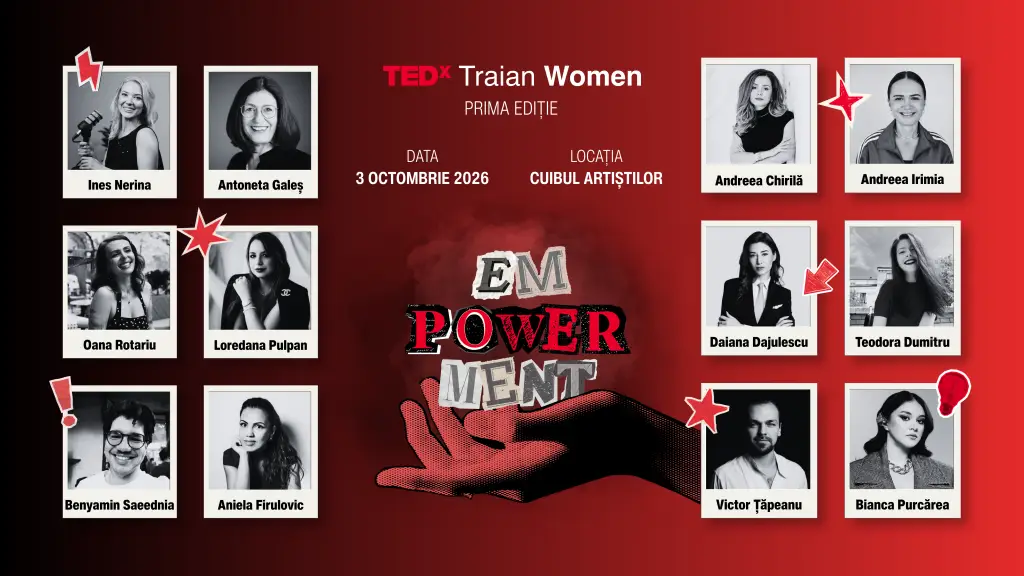 TEDxTraian Women 2026: 11 voci despre putere și empowerment - Corp sănătos