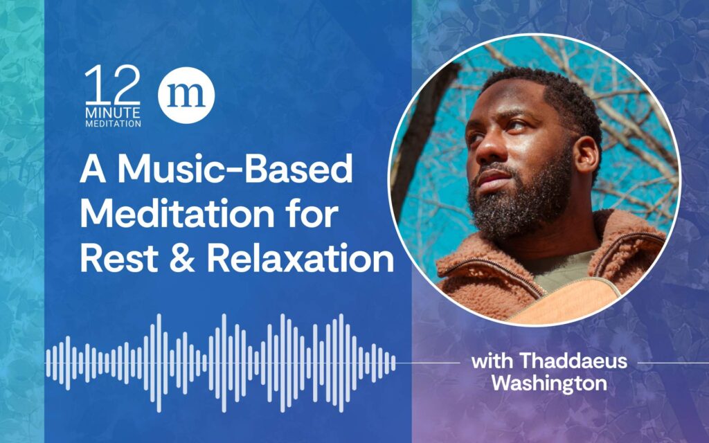 Meditație ghidată cu muzică, pentru odihnă și relaxare - wellness